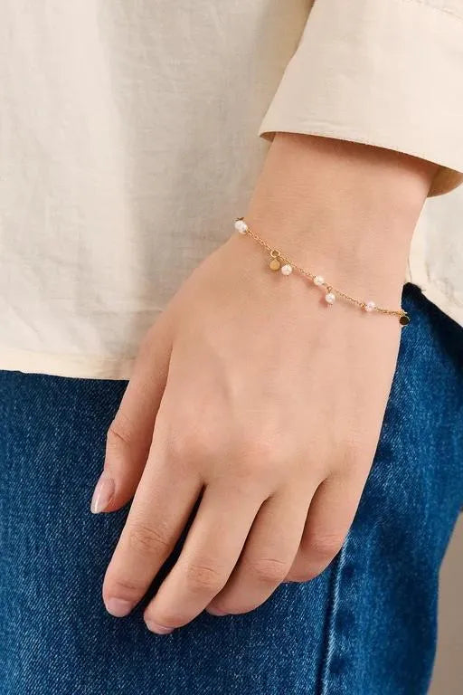 Armbånd | Pernille Corydon Ocean Pearl bracelet, forgyldt sølv