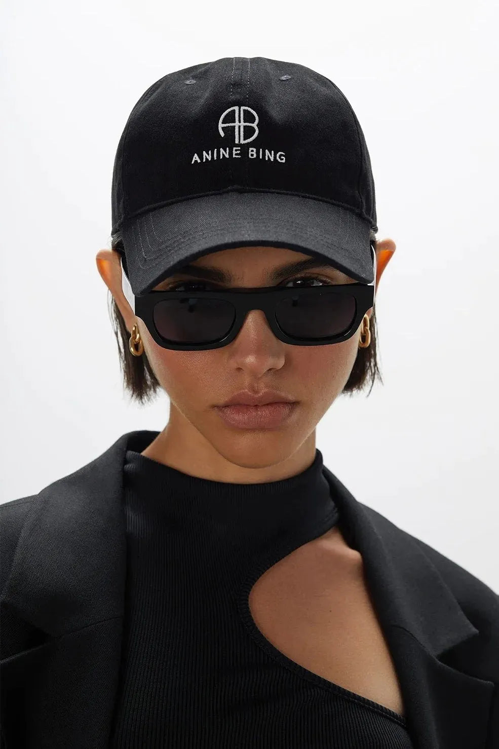 Kasket | ANINE BING Jeremy Baseball Cap, sort