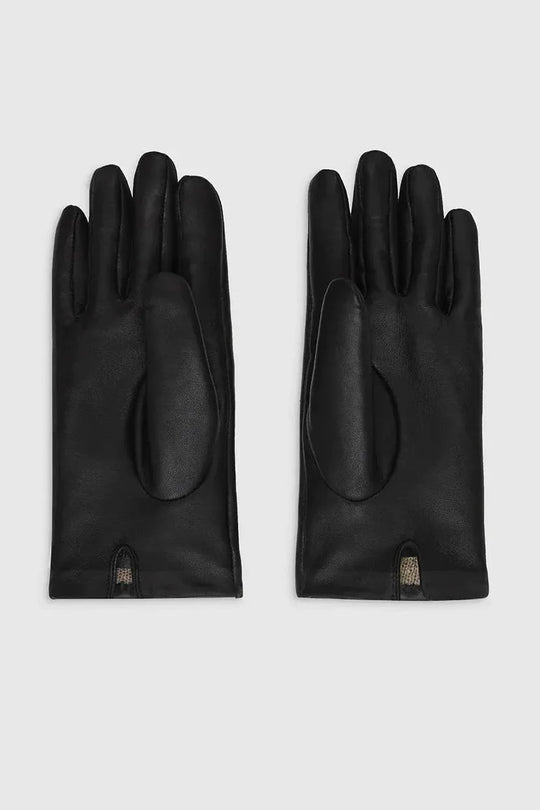 Handsker | Anine Bing Signature Link Gloves, black