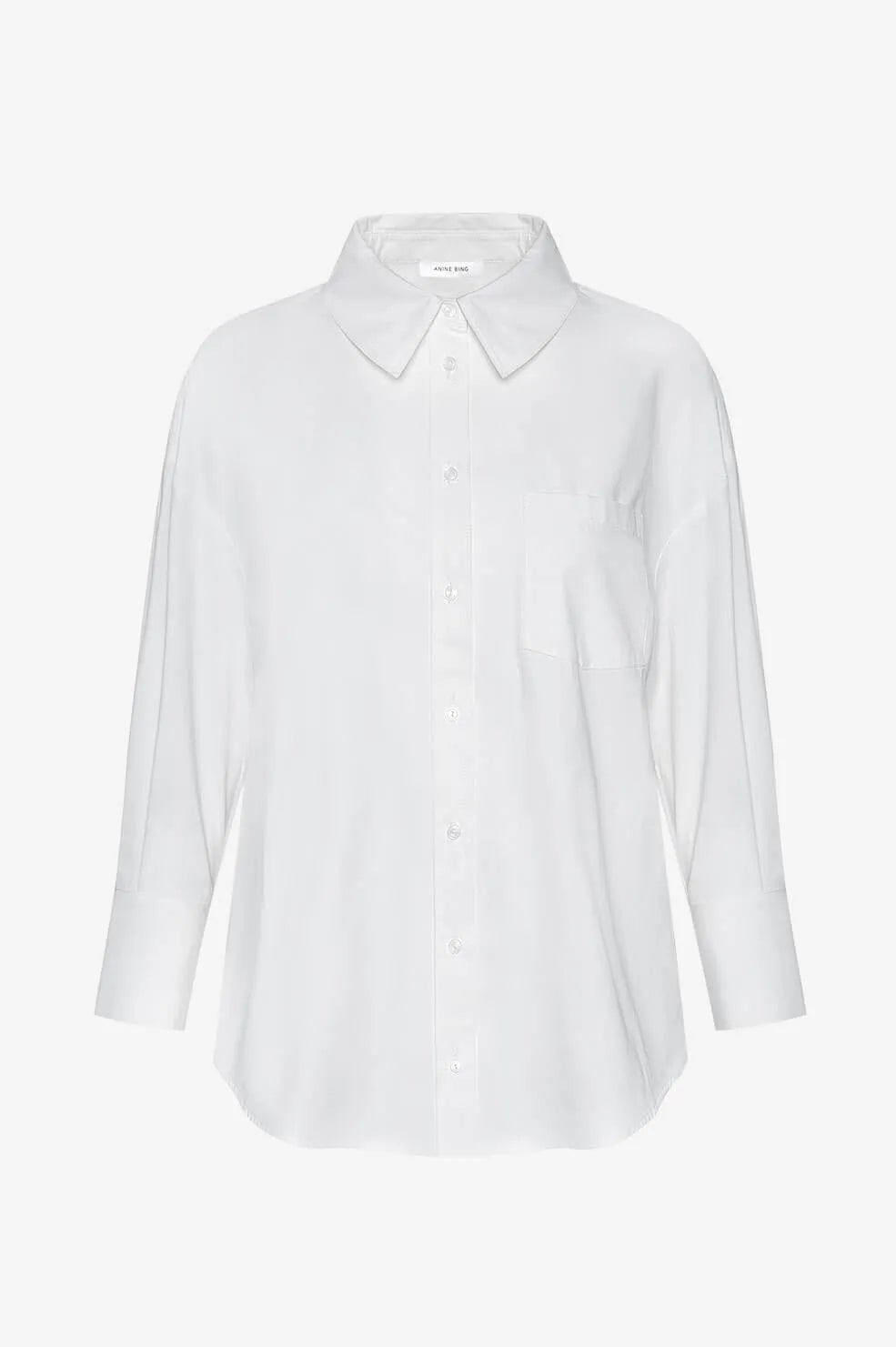 Skjorte | Anine Bing Mika Shirt i 100% bomuld - hvid