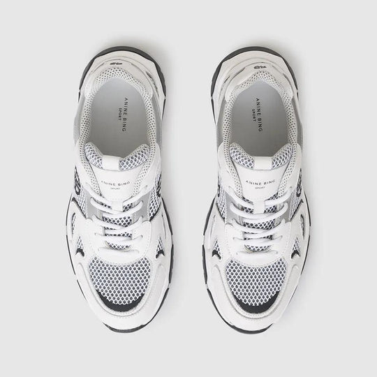 Sneakers | Anine Bing Brody Sneakers, hvid, sølvgrå og sort