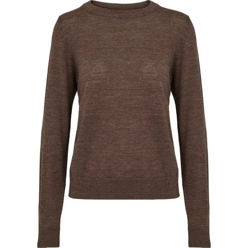 Basic Apparel | Sweater | Vera, brown melange